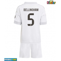 Real Madrid Jude Bellingham #5 Heimtrikotsatz Kinder 2025-26 Kurzarm (+ Kurze Hosen)
